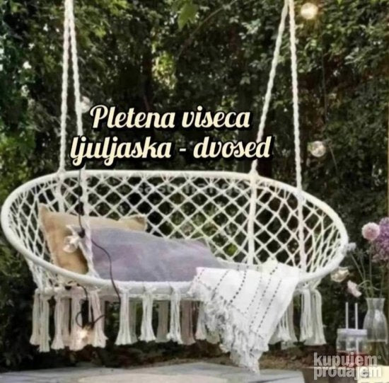 Ljuljaska dvosed pletena ljuljaska dvosed Ljuljaska