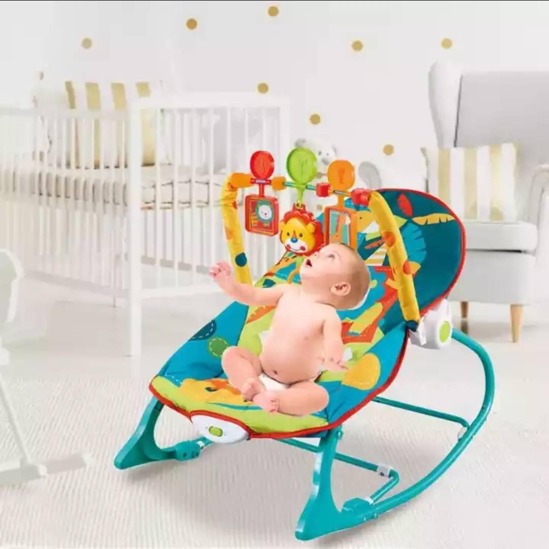 Ljuljaska njihalica stolica za bebe zelena Ljuljaska njihalica stolica za bebe zelena - Slika 2