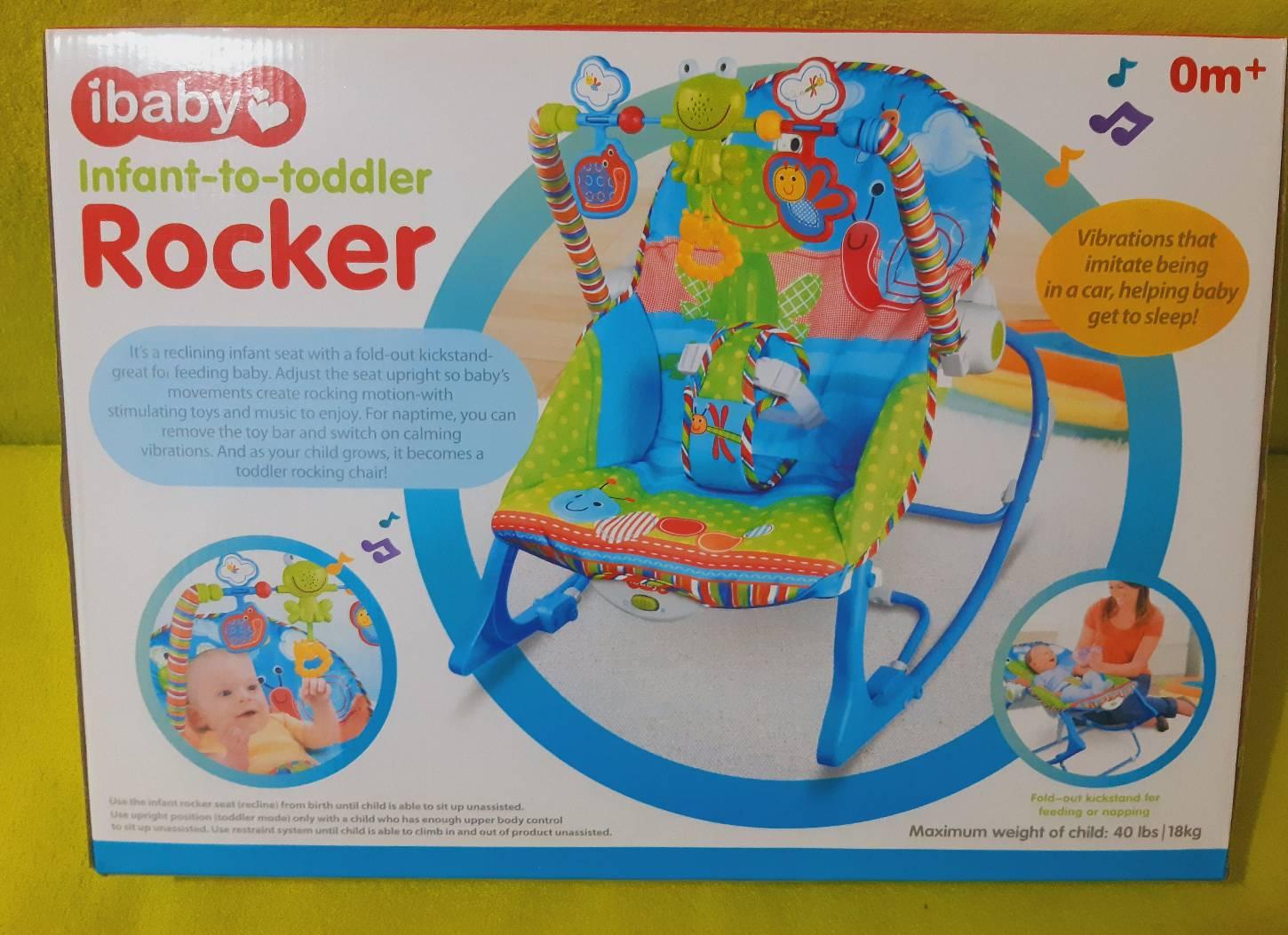 Ljuljaska njihalica stolica za bebe zelena Ljuljaska njihalica stolica za bebe zelena - Slika 4