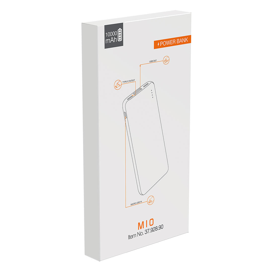 M10 pomocna baterija za mobilne uredaje 10000 mah bela