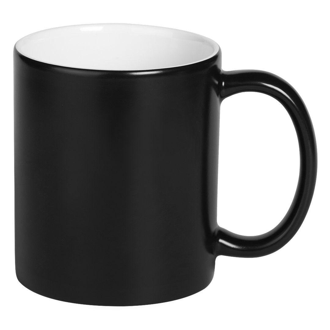 MAGIC MUG keramicka solja za sublimaciju 325 ml crna