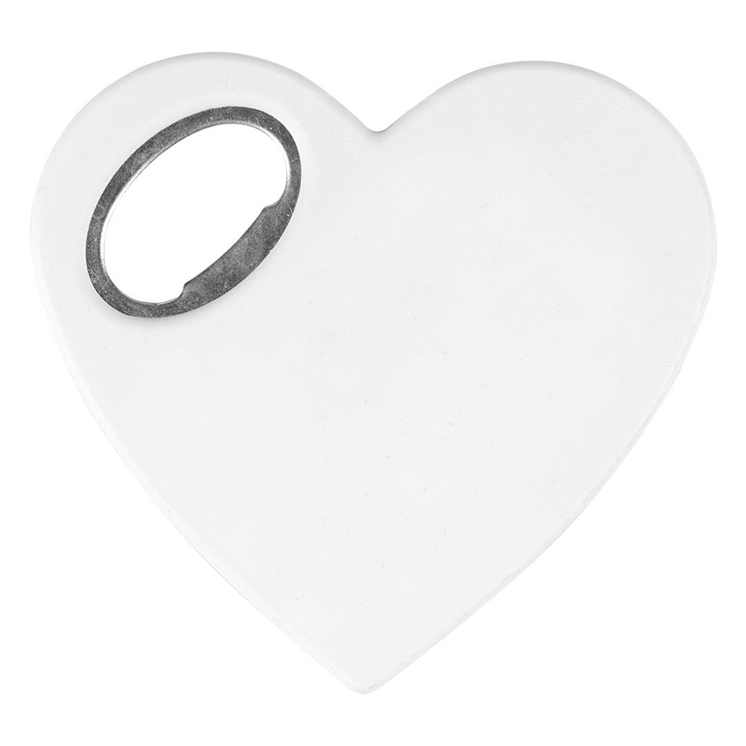 MAGNET HEART otvarac za flase sa magnetom beli