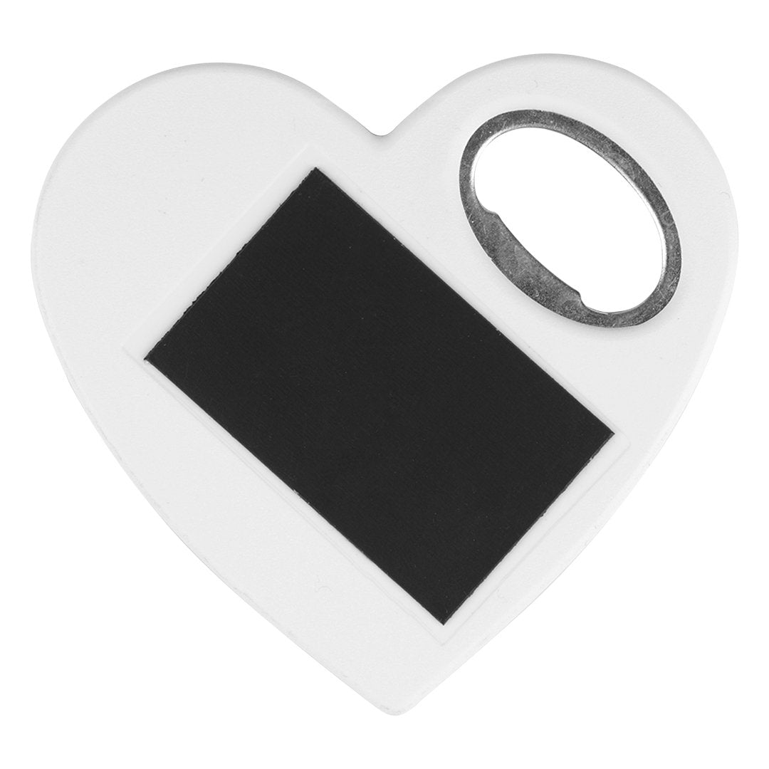 MAGNET HEART otvarac za flase sa magnetom beli