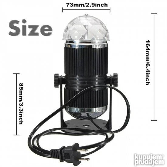 MINI STAGE LIGHT lajt sou i laser svetlo za zurke