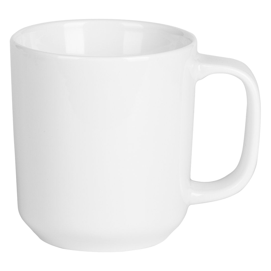MOKA porcelanska solja 275 ml bela