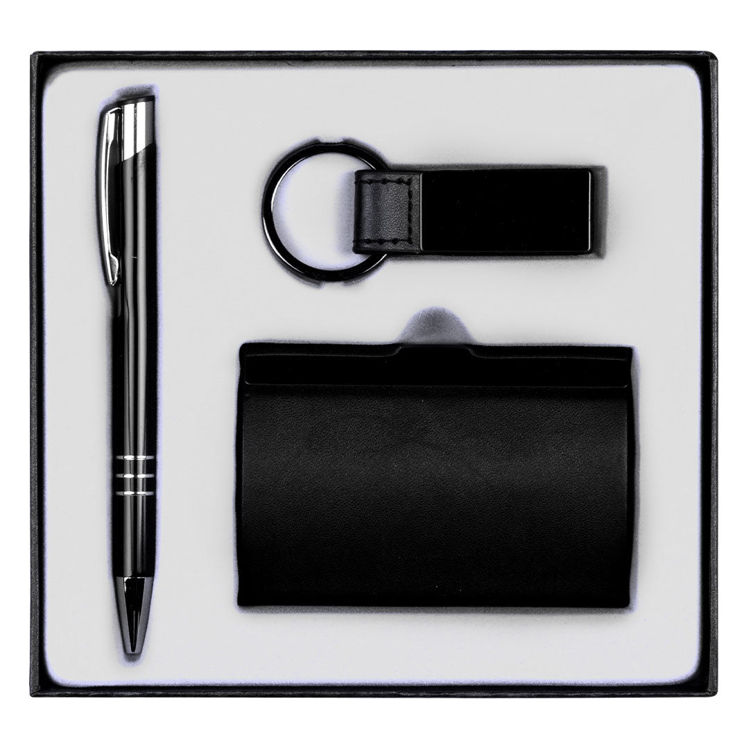 MORRIS poslovni set u poklon kutiji 31 crni