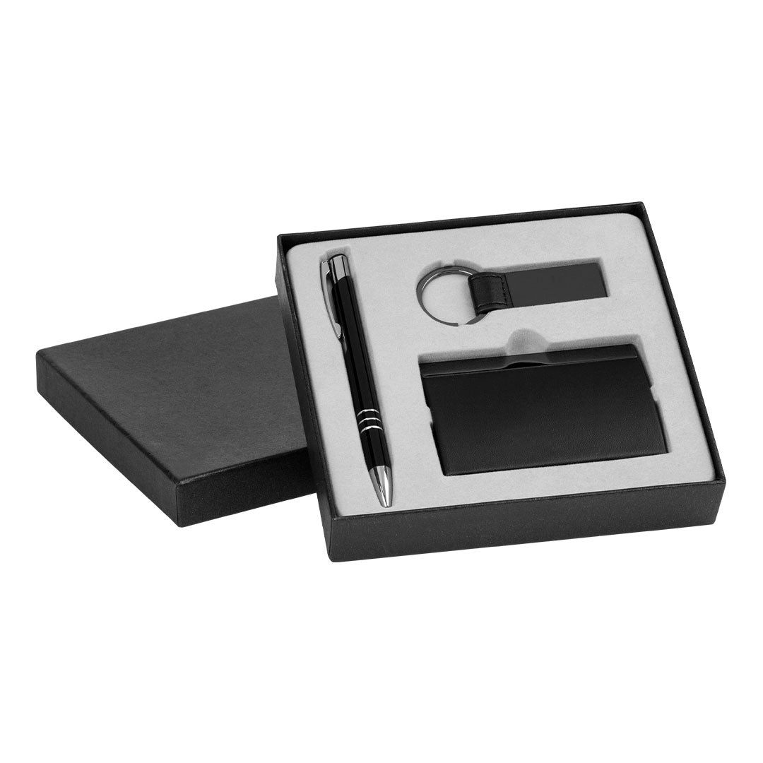 MORRIS poslovni set u poklon kutiji 31 crni