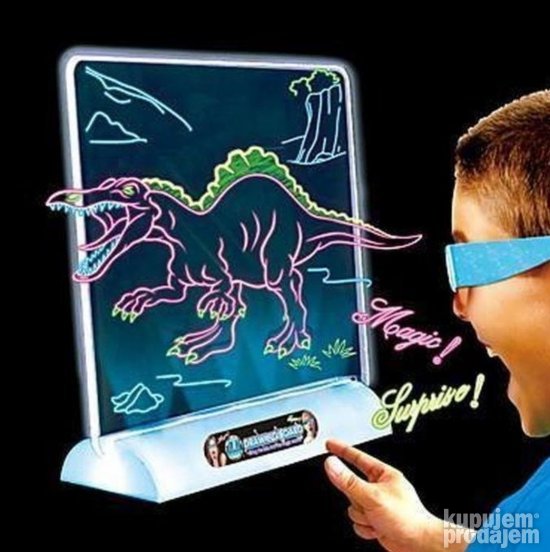 Magicni 3D crtez Magic drawing board
