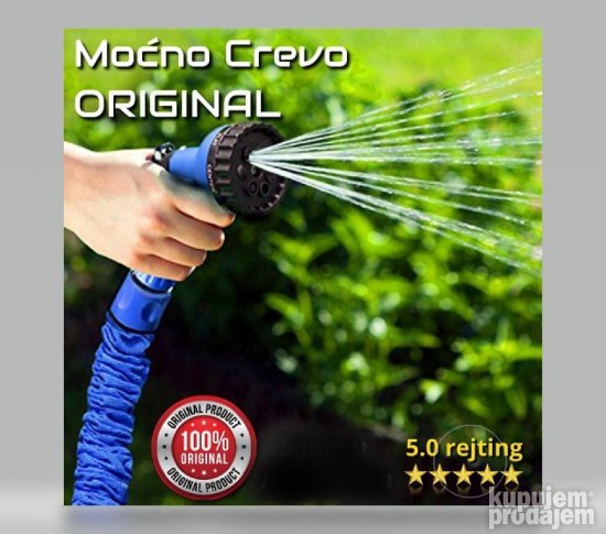 Magicno Rastegljivo BASTENSKO CREVO i Prskalica 6 Duzina