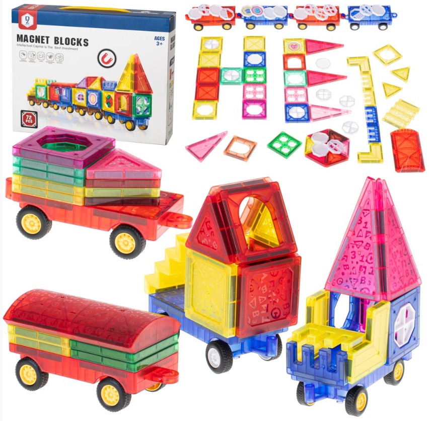 Magnetne 3D Puzzle za Decu 72 dela - Slika 3