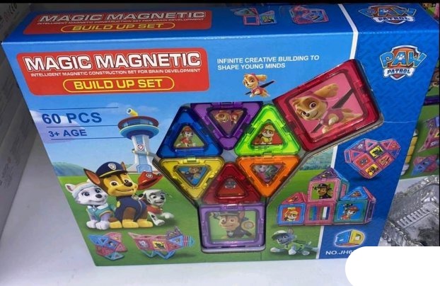 Magnetni 3D set za decu 60 delova - Slika 4