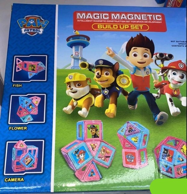 Magnetni 3D set za decu 60 delova - Slika 5
