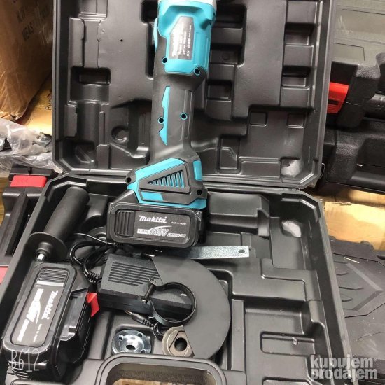Makita Aku Brusilica 900w sa dve baterije Aku brusilica128V