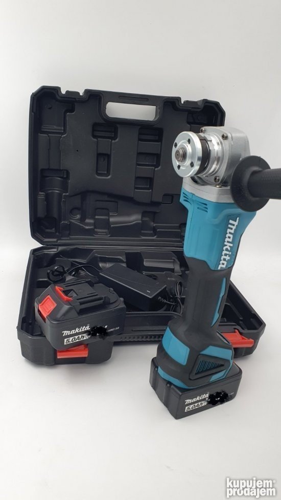 Makita Aku Brusilica 900w sa dve baterije Aku brusilica128V