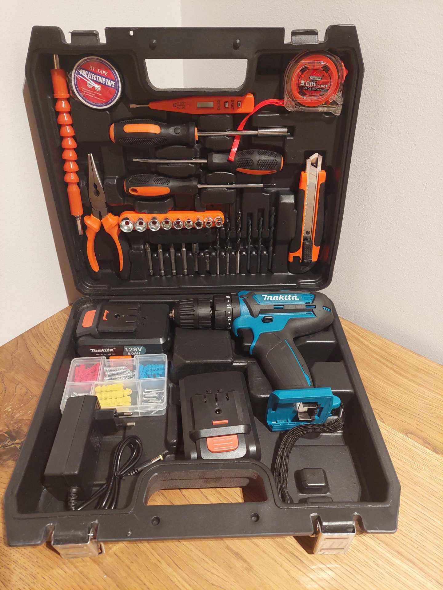 Makita aku srafilica busilica 128v Dve bat i alat u koferu Makita aku srafilica busilica 128v Dve bat i alat u koferu - Slika 6