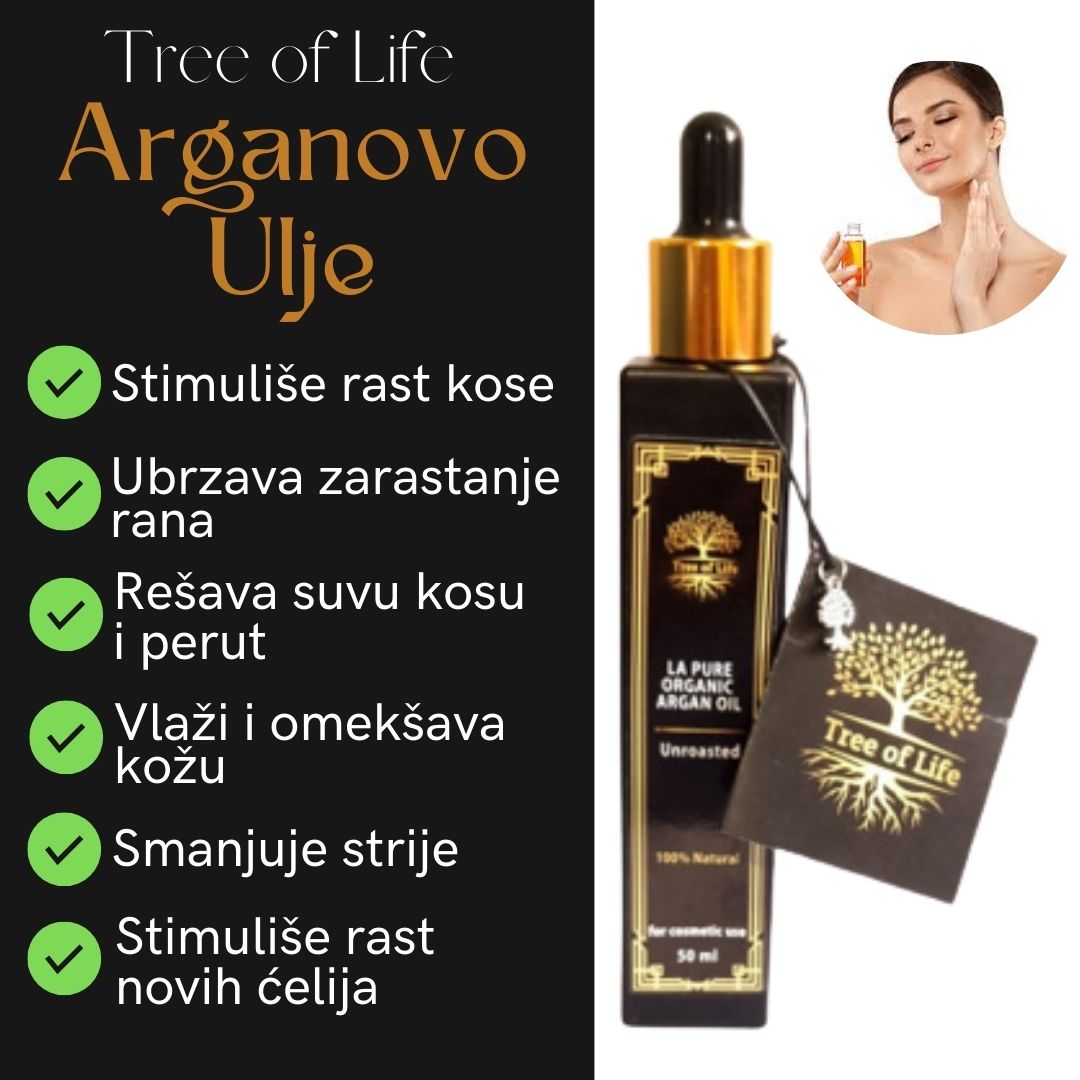 Marokansko Arganovo Ulje Najbolji Melem za Kozu i Kosu - Slika 3