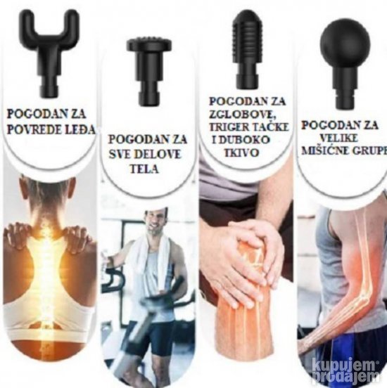 Masazer Pistolj za masazu Fascial gun pistolj masazer
