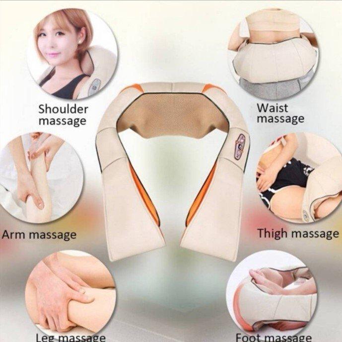 Masazer SHIATSU za vrat ledja ramena - Slika 4