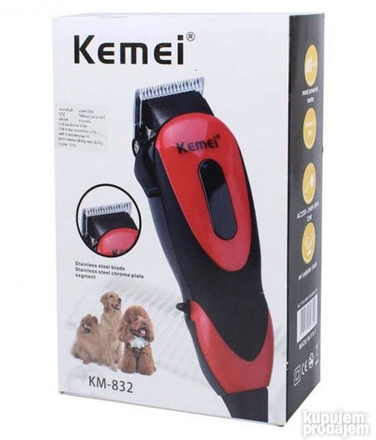 Masinica za sisanje pasa Kemei KM 832