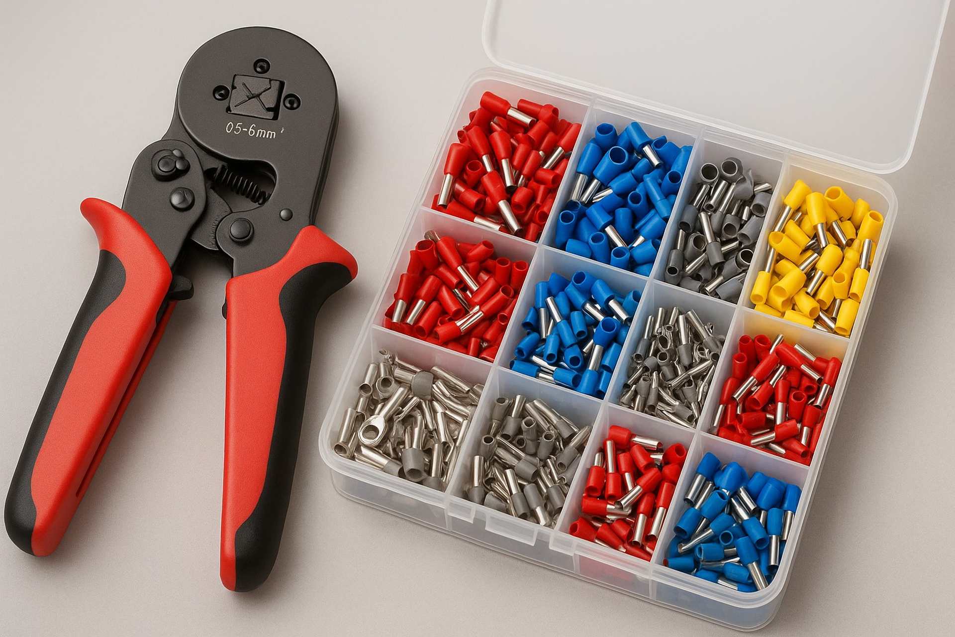 Master Electrician Pro Krimpovanje Set 6 Boja Premium