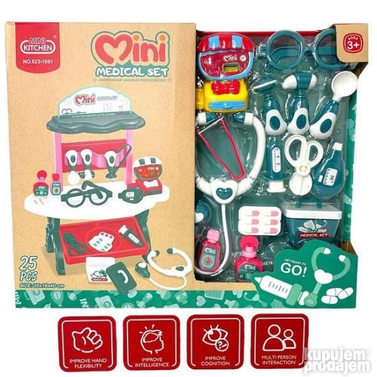Medicinski set za decu Mini medicinski set 25pcs
