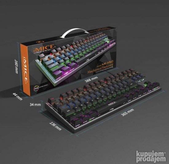 Mehanicka tastatura Gejmerska sa osvetljenjem Imice X6