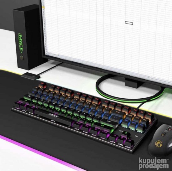 Mehanicka tastatura Gejmerska sa osvetljenjem Imice X6 - Slika 3
