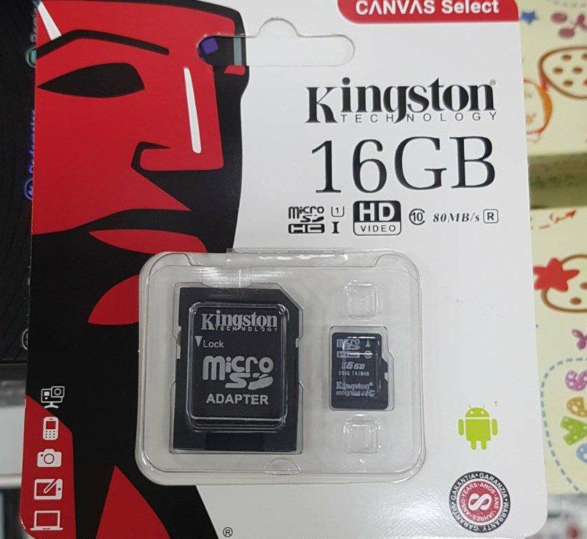 Memorijska kartica Kingston 16GB Memorijska kartica Kingston 16GB