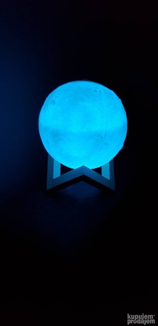 Mesec Lampa Mesec 3D lampa