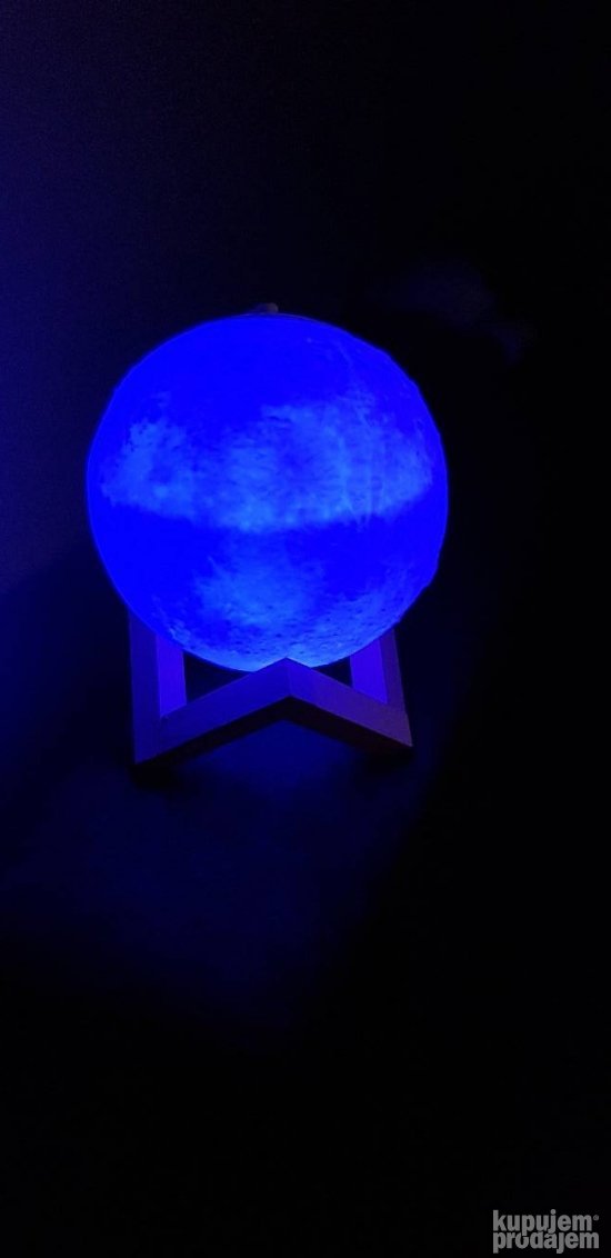 Mesec Lampa Mesec 3D lampa