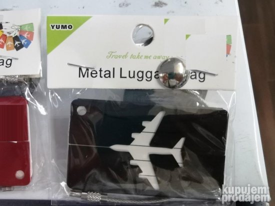 Metalne oznake za prtljag za avion