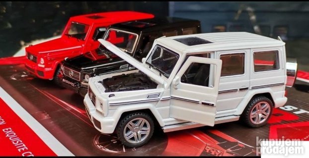 Metalni autic Mercedes G klasa 132 SVETLO ZVUK