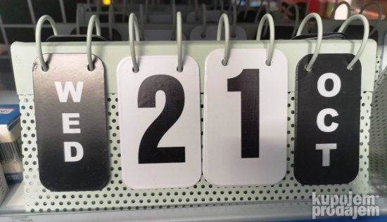 Metalni stoni kalendar