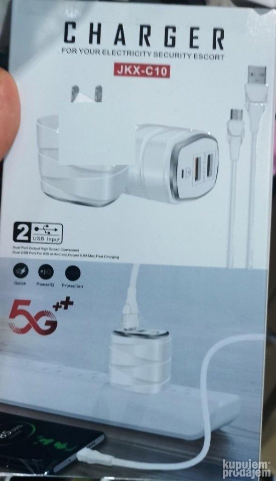 Micro USB punjac utikac I kabl 2 USB