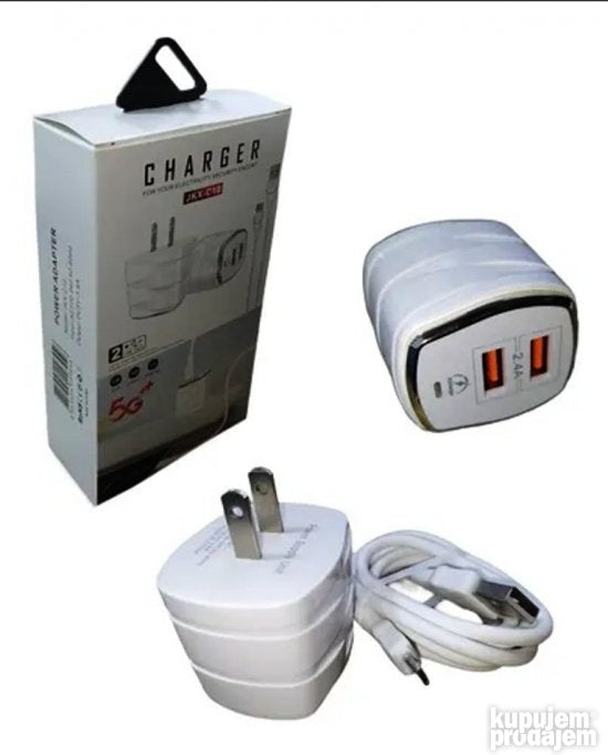 Micro USB punjac utikac I kabl 2 USB