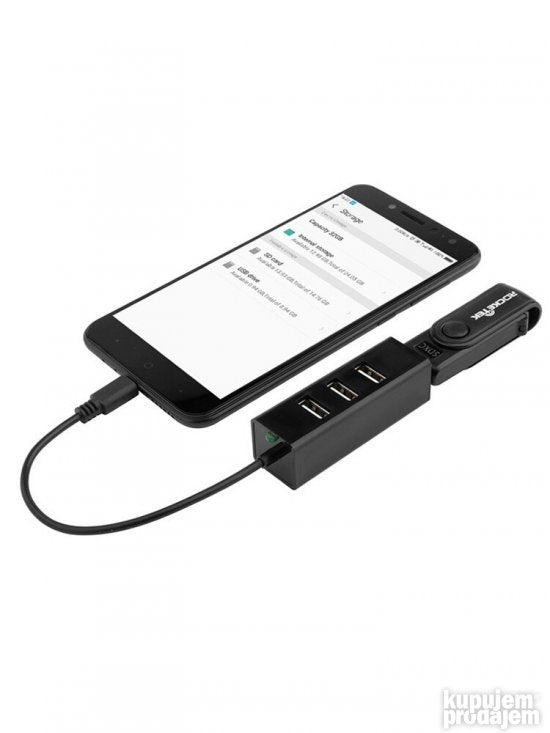 Mikro USB OTG cvoriste 4 porta USB razdelnik velike brzine