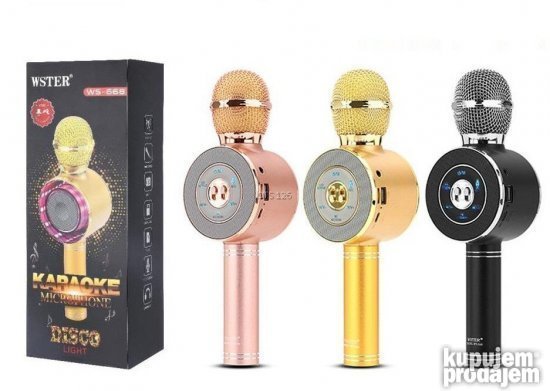 Mikrofon karaoke bluetooth WS 668