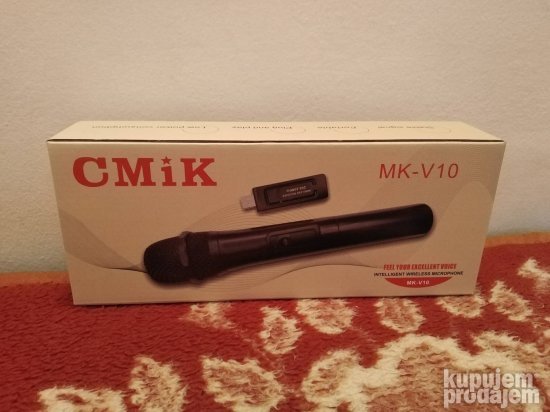 Mikrofon wirelles Cmik V10 novo