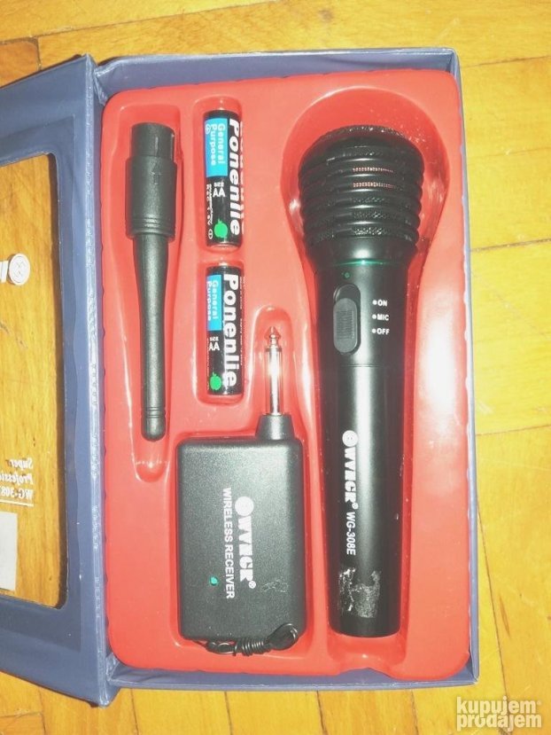 Mikrofon za karaoke Wvngr Wg 308