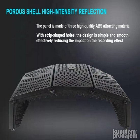Mikrofonski Sound Shield Vokalni Refleksijski Filter - Slika 5