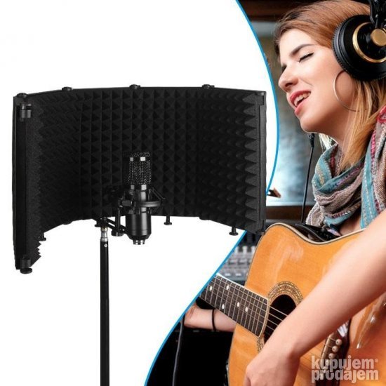 Mikrofonski Sound Shield Vokalni Refleksijski Filter - Slika 7