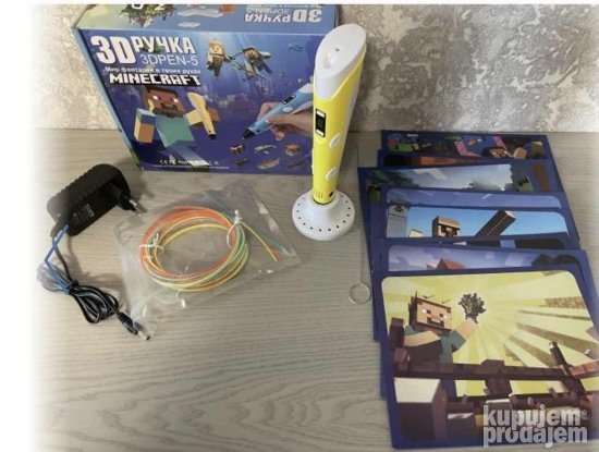Minecraft 3D olovka za modelovanje