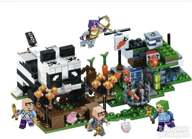 Minecraft Panda House Moj svet 478 delova - Slika 3