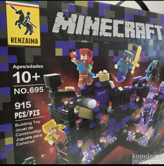 Minecraft Sa Led osvetljenjem sa 915 delova - Slika 3