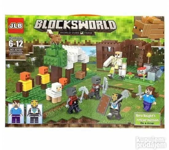Minecraft lego kocke kuca od 412 delova - Slika 7