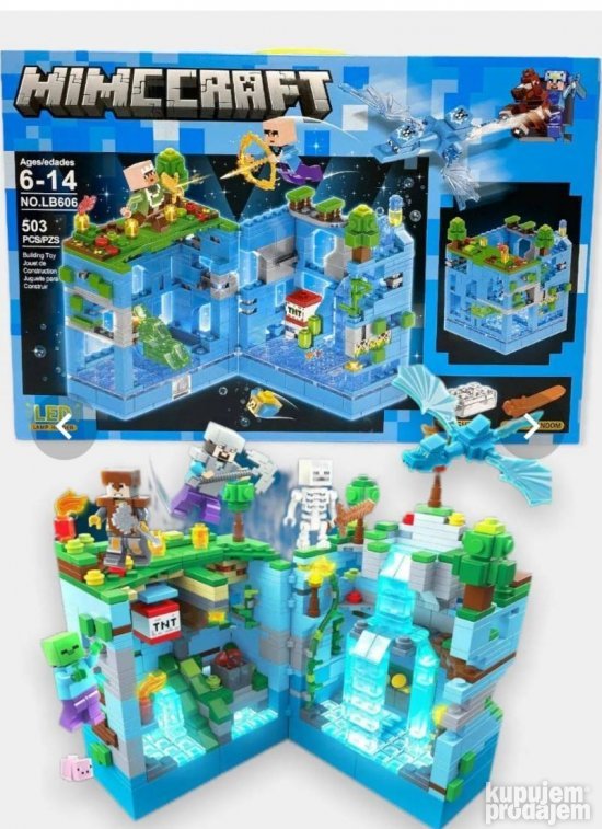 Minecraft lego kocke od 503 delova