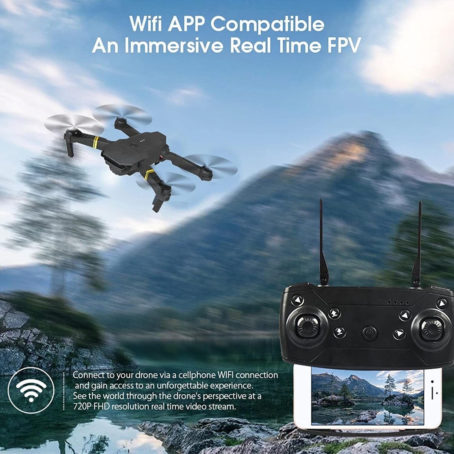 Mini Dron 998 PRO sa 4K kamerom Quadcopter