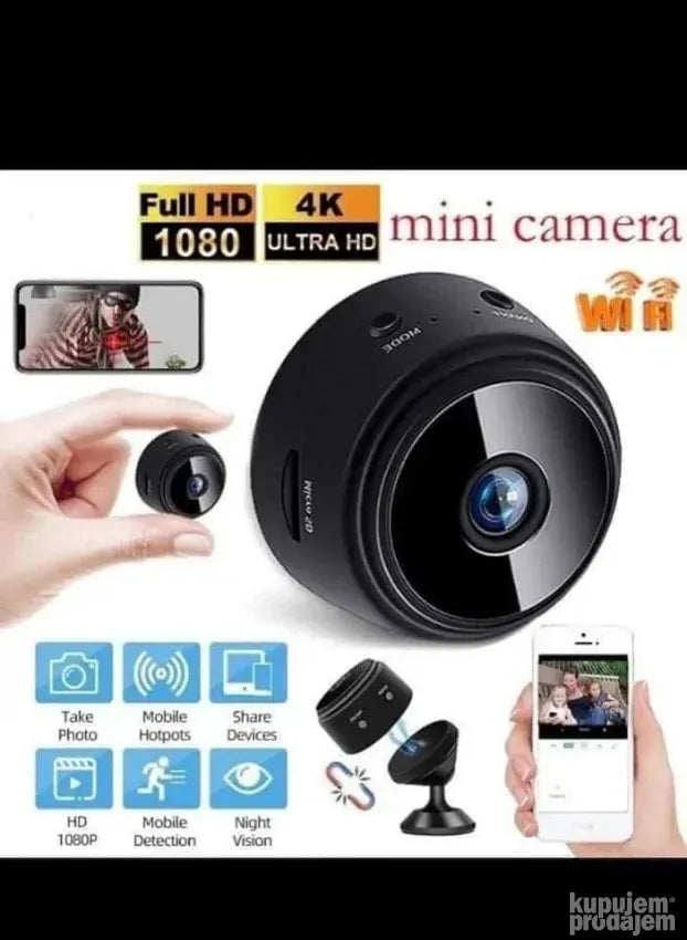 Mini IP kamera za video nadzor RIS V