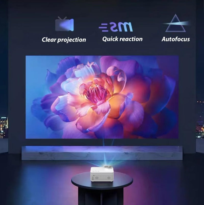 Mini Kucni Projektor 4K sa Bezicnim HD Prikazom