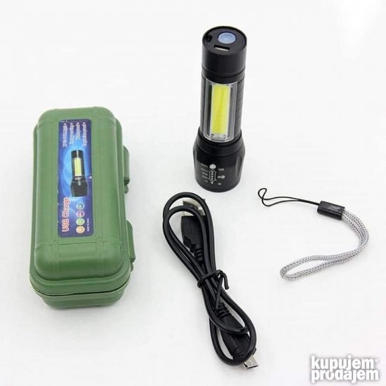 Mini LED baterijska lampa 200m - Slika 14